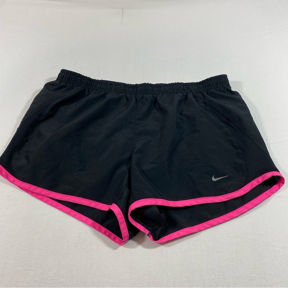 Nike Pants - Nike Athletic Shorts Running Shorts black pink woman’s size medium shorts